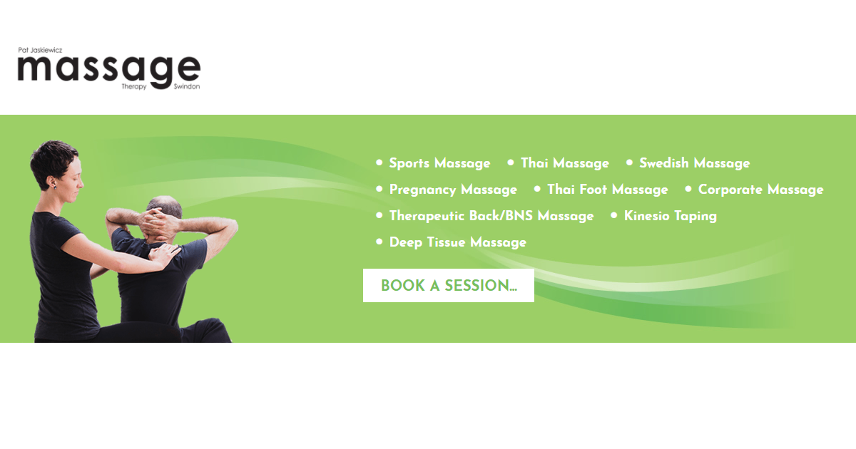 Pat Jaskiewicz Massage Therapy Swindon Tel 07429 808705